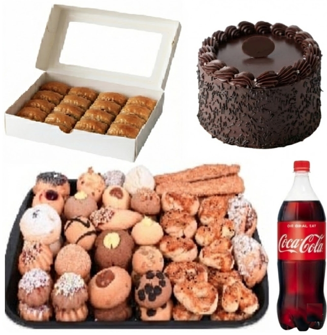 1 Adet 4-6 Kişilik Çikolatalı Yaş Pasta Dahil Menü