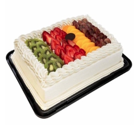 70 Kişilik Karışık Meyveli Pasta Taze Üretim