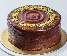 Mini Boy Çikolatalı ve Antep fıstıklı Yaş Pasta